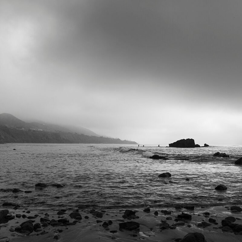 Morning Surfers BW